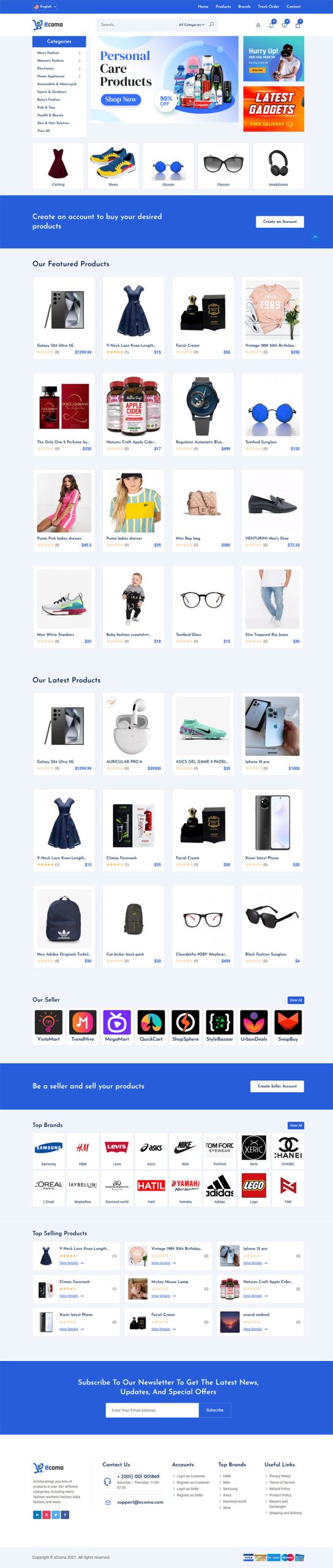 最新PHP多语言多商户海外电商购物商城网站源码下载/在线电商平台