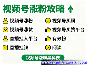 视频号涨粉涨赞实战攻略：有效粉获取+黑科技+买粉买赞平台推荐