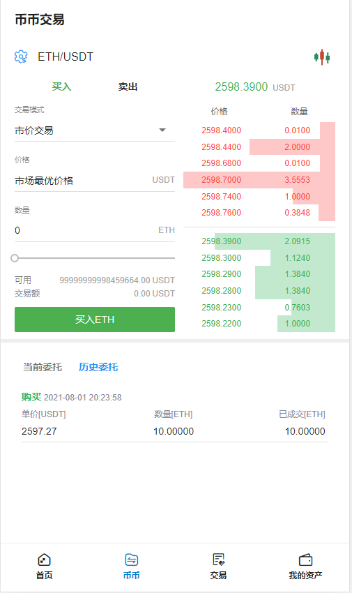【区块链合约交易所源码】新币币交易所USDT秒合约杠杆C2C法币交易